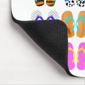 フリップフロップの図表 マウスパッド (コーナー)