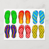 フリップフロップの楽しみ ポストカード (正面)