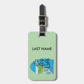 フリップフロップの生活荷物タグ ラゲッジタグ (正面縦)