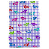 フリップフロップオンギンガムミディアム抱き枕 ミディアムペーパーバッグ (裏面)