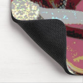 フリップフロップサンダルとバタフライ マウスパッド (コーナー)