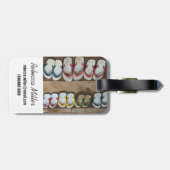 フリップフロップサンドル ラゲッジタグ (裏面横)