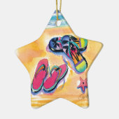 フリップフロップスターオーナメント セラミックオーナメント (左)