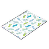 フリップフロップパターン ノートブック (左側)