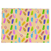 フリップフロップパターン ラージペーパーバッグ (裏面)