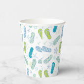 フリップフロップパターン 紙コップ (右)