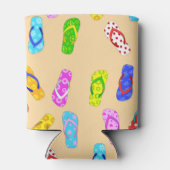 フリップフロップパターン 缶クーラー (裏面)