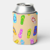 フリップフロップパターン 缶クーラー (缶裏面)