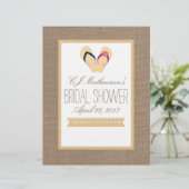 フリップフロップビーチブライダルシャワーレシピ分周器 (スタンド正面)