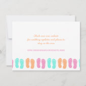 フリップフロップビーチ Save the Date セーブザデート (裏面)