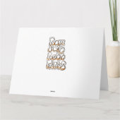 フリップフロップファンキーグリーティングカード カード (裏面)