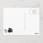 フリップフロップ写真 ポストカード (裏面)