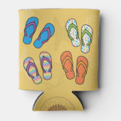 フリップフロップ明るいクーラーボックス 缶クーラー (正面)