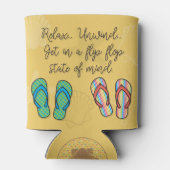 フリップフロップ明るいクーラーボックス 缶クーラー (裏面)