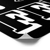 フリップフロップ結婚踊りのサイン – 11インチx 14インチ ポスター (角)