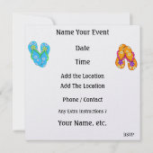 フリップフロップ - SRF 招待状 (裏面)