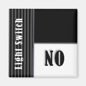 フリップマおもしろいグネット – ライトスイッチのステータス マグネット (正面)