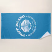 フリップ島（シーシェル） ビーチタオル (正面)