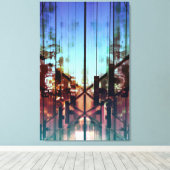 フリップ照明コンテンポラリーファインアート撮影 キャンバスプリント (インサイチュ (ウッドフロア))