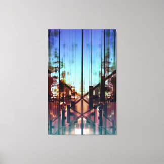 フリップ照明コンテンポラリーファインアート撮影 キャンバスプリント