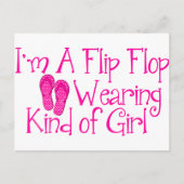 フリップFLopの着ている女の子の種類 ポストカード (正面)