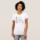 フリップFloppinの誕生日のティー Tシャツ (正面フル)