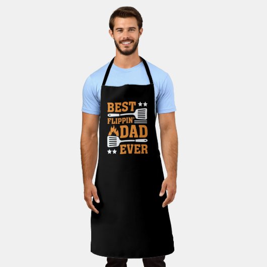 フリッ最高のピンパパエバー エプロン (着用した状態)