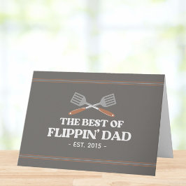 フリッ最高のピンパパヘラおもしろいレトロレシピ カード