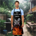 フリッ最高のプパパ火炎名モノグラムグリルBBQ エプロン<br><div class="desc">このデザインパーソナライズされたは、文字の追加カスタマイズまたは他の変更を行うオプションを選択することによって発生する場合がある。このもし商品はデザインを別の商品に移すオプションがあり、必要に応じてデザインを調整しもして下さい。colorflowcreations@gmail.comで連絡このデザインを受け取るもしか、またはサポートが必要な場合。www.facebook.com/colorflowcreations、www.instagram.com/colorflowcreations、www.twitter.com/colorflowart、後を追およびwww.pinterest.com/colorflowcreationsで自分のデザインや自分の情報を見る。</div>