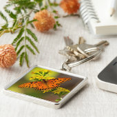 フリティラリー湾バタフライギフトとアパレル キーホルダー (側面)