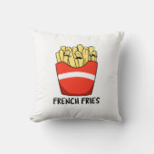 フリフランスのーズおもしろいファーストフードプン クッション (正面)