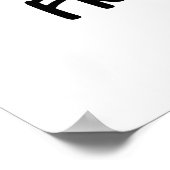 フリフランスのーズおもしろいファーストフードプン ポスター (角)