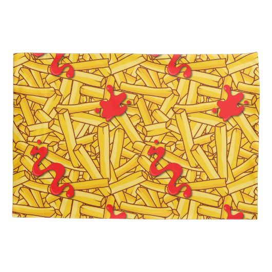 フリフランスのーズとレッドソースケチャップノベルティ 枕カバー (裏面)