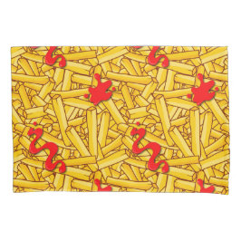 フリフランスのーズとレッドソースケチャップノベルティ 枕カバー