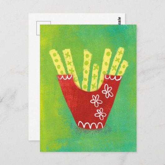 フリフランスのーズはがき ポストカード (正面/裏面)