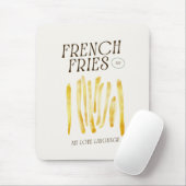 フリフランスのーズは私の愛の言語マウスパッド マウスパッド (マウス)