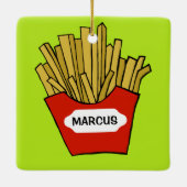 フリフランスのーズカスタムオーナメント セラミックオーナメント (裏面)