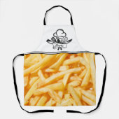 フリフランスのーズパーソナライズされたエプロン エプロン (正面)