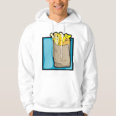 フリフランスのーズメンフード付きスウェットシャツ パーカ (正面)