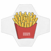 フリフランスのーズ漫画イラストレーション サッカーボール (フラット)