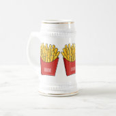 フリフランスのーズ漫画イラストレーション ビールジョッキ (正面左)