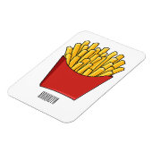 フリフランスのーズ漫画イラストレーション マグネット (左側)