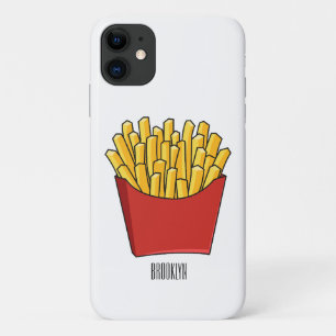 フリフランスのーズ漫画イラストレーション iPhone 11 ケース