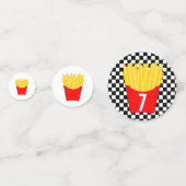 フリフランスのーズ誕生日 コンフェッティ (正面)