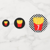 フリフランスのーズ誕生日 コンフェッティ (裏面)