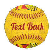 フリフランスのーズ野球 野球ボール (裏面)