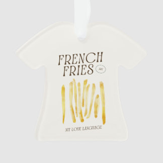 フリフランスのーズTシャツシェイプオーナメント オーナメント