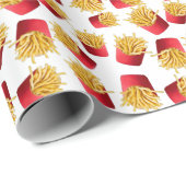 フリフランスのー模様 ラッピングペーパー (ロールコーナー)