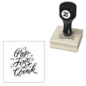 フリポップ・アートのズクリンクパーソナライズされたゴム印 ラバースタンプ (押印)