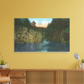 フリュームからロング・ラピッドを見上げる キャンバスプリント (インサイチュ (リビング))